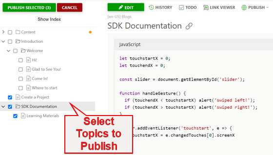Update API documentation regularly, image 5 – ClickHelp Use Cases